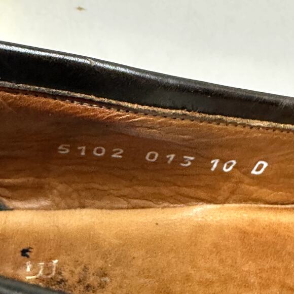 RESOLED Polo Ralph Lauren Purple Label Penny Loafer Bench Made in Italy 10 D main image 11